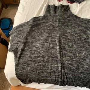 Black turtleneck sweater